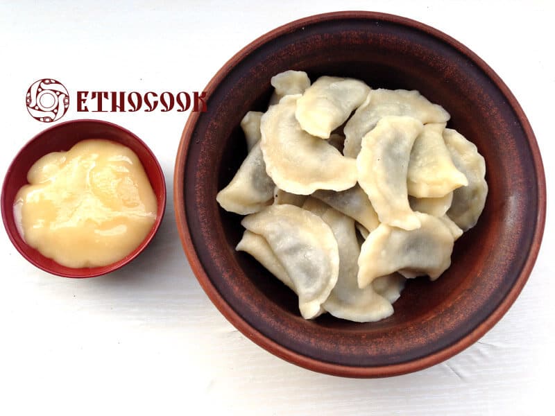 Ukrainian ethnic dumplings Varenyky with poppy seeds ancient recipe by thaditional cuisine foodblog Etnocook