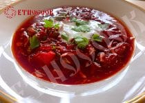 The simple fast recipe of the Ukrainian Borshch